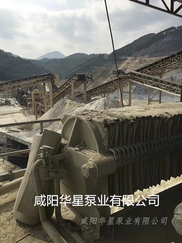 華星泵業(yè)礦山開采尾礦處理案例現場